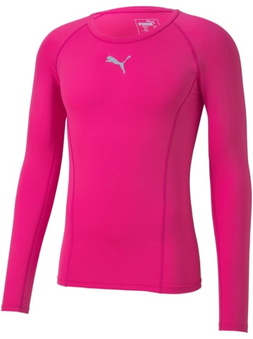 Puma Longsleeve "LIGA Baselayer Tee Longsleeve" in Pink
