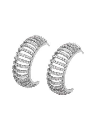 grassland Women Earrings in Silver White
