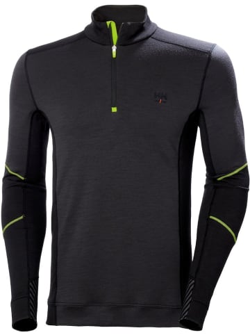 Helly Hansen Longsleeve "Lifa Merino Half Zip" in Schwarz