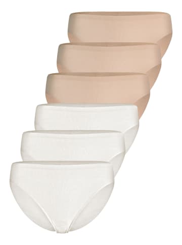 Nina von C. 6er Pack Damen Jazzpant in champagner-nude