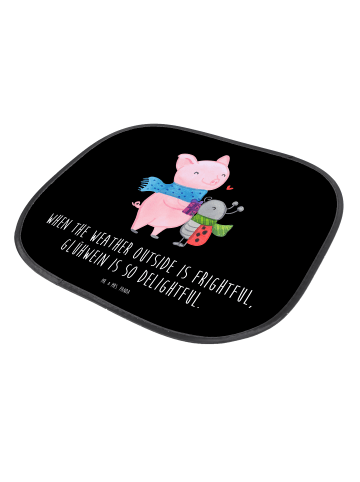 Mr. & Mrs. Panda Sonnenblende Glühschwein Smörle mit Spruch in Schwarz