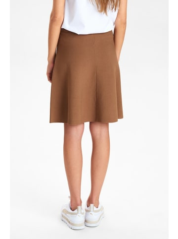 NÜMPH Midirock für Damen in braun