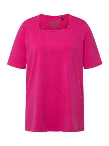 Ulla Popken Shirt in fuchsia pink