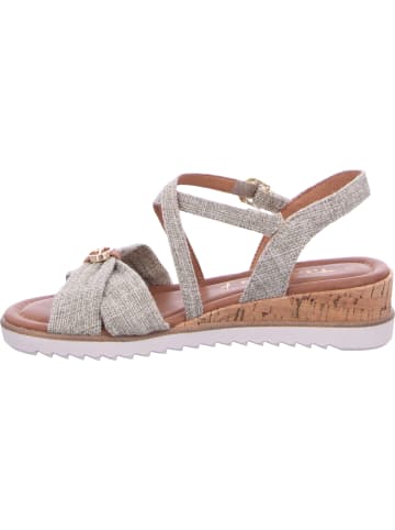 Tamaris Keilsandalette in grau