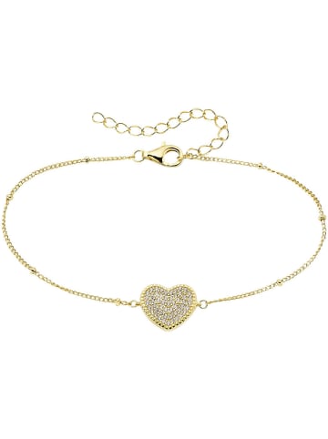 Aniston Armband in gelbgoldfarben-kristallweiß