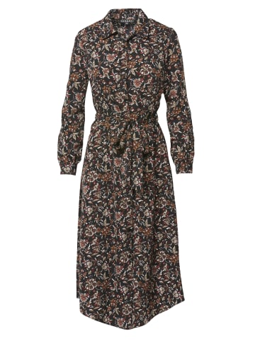 KOROSHI Kleid mit langen ärmeln in schwarz