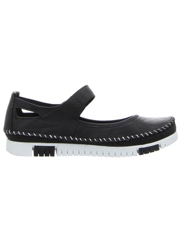 Gemini Riemchenballerina in schwarz