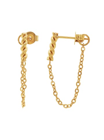 Steel_Art Ohrstecker Damen Amira goldfarben in goldfarben