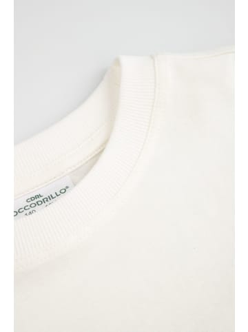 Coccodrillo T-shirt mit kurzen Ärmeln in ecru