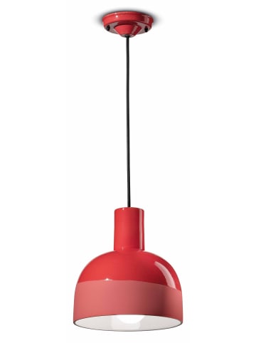 Licht-Erlebnisse Pendelleuchte Ø 22.5 x (T)146.5 cm in Koralle