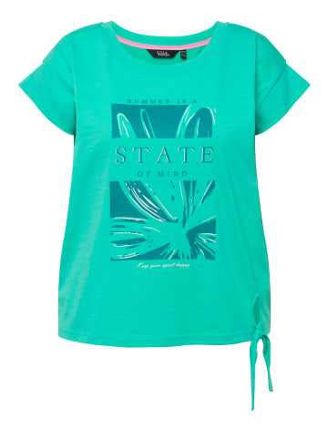 Ulla Popken Strick-Top in türkisgrün