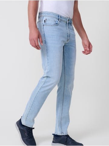 KOROSHI Stretchjeans im Regular Fit in blau