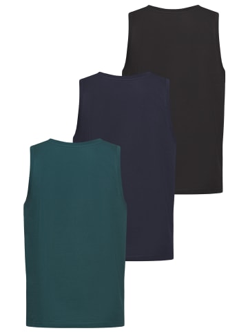 Man's World Muscleshirt in schwarz-blau-grün