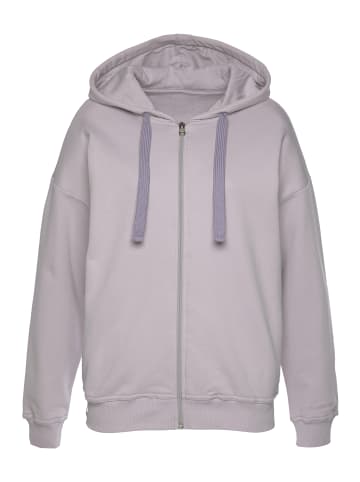 LASCANA Sweatjacke in flieder