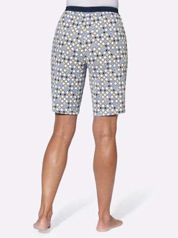 Sieh an! Schlafanzug-Hose in himmelblau-bedruckt