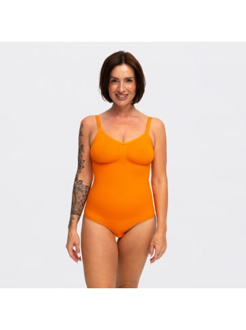 CFAB Figurformender Body mit Slip in Sonnenuntergangsorange