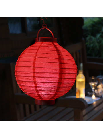 MARELIDA 5er Set LED Lampion Batteriebetrieb D: 20cm in bunt