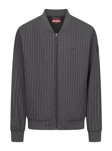 Derbe Übergangsjacke Blousby pinstripe in asphalt melange