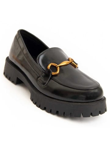 Montevita Mokassins Plateau-Macca3 in Schwarz