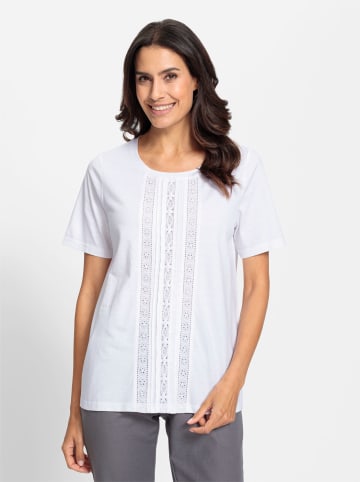 WITT WEIDEN Kurzarm-Shirt in weiß