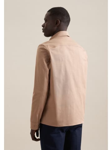 Seidensticker Overshirt Regular in Braun