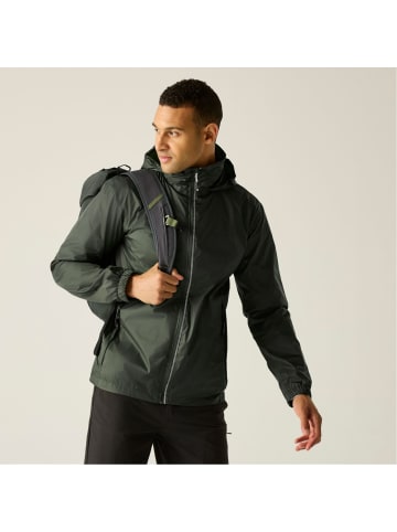 Regatta Regenjacke Wasserdicht packbar mit Kapuze in Dark Khaki