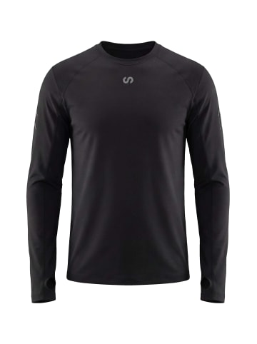 SNOCKS Laufshirt langarm Herren in Schwarz