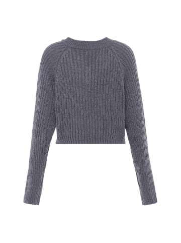 myMo Damen Pullover in DUNKELGRAU MELANGE