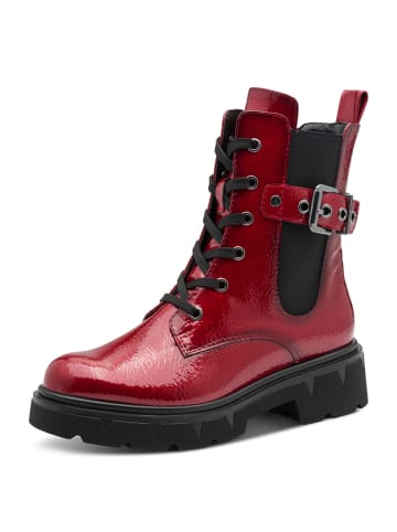 Marco Tozzi Schnürstiefeletten in Rot