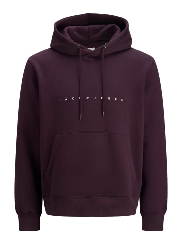Jack & Jones Kapuzenpullover in Plum Perfect