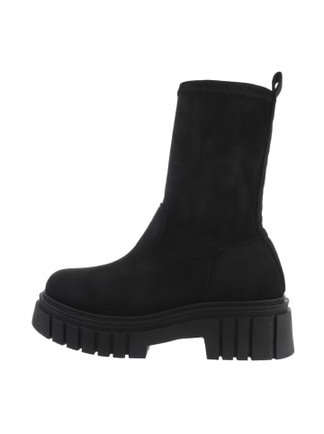 Ital-Design Stiefelette in Schwarz