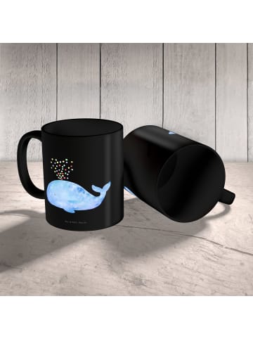 Mr. & Mrs. Panda Pott Wal Konfetti ohne Spruch in Schwarz