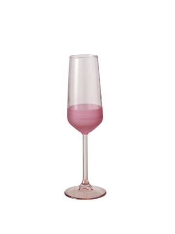 Boltze Sektglas Moluna in rosa