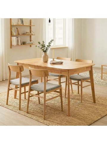CALICOSY Esstisch SOLINE in Dunkles - (W)120 x (H)75 x (L)80 cm
