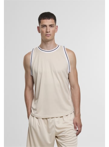 DEF DEF Herren Mesh Tanktop in oatmeal/white