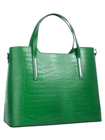 Cluty Handtasche echt Leder in grün