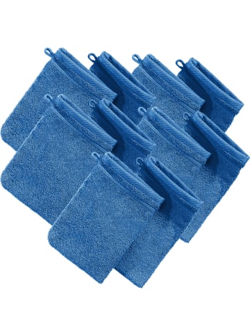 Erwin Müller Frottier Waschhandschuh 10er-Pack Heidelberg in royalblau
