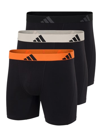 Adidas Sportswear Long Short / Pant Active Flex Cotton in Schwarz / orange