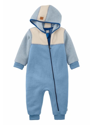 Hessnatur Softfleece Overall Regular in rivierablau