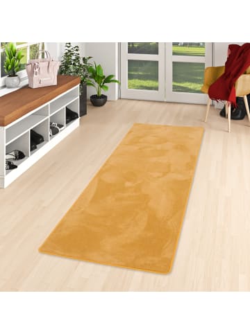 Snapstyle Hochflor-Läufer Deluxe in gelb