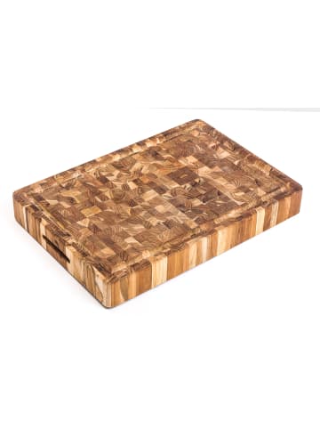 TEAKHAUS TEAKHAUS | Teakholz-Schneidebrett L extradick, BUTCHER BLOCK, 52 cm