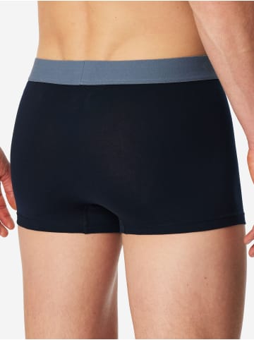 Schiesser Trunk 955 Multi in dunkelblau, blau, grün