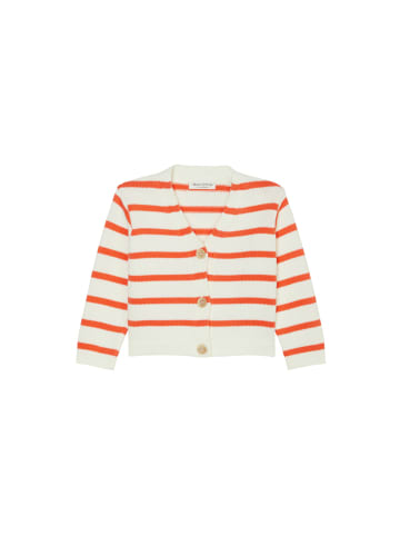 Marc O'Polo KIDS-GIRLS Strickjacke in FRUITY ORANGE STRIPE