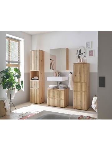 home24 Waschbeckenunterschrank Rookerie in Eiche Artisan Dekor