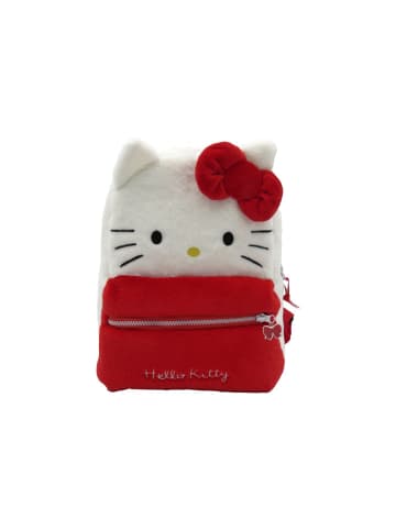Hello Kitty Plüschrucksack Kinder Rucksack mit Reißverschluss