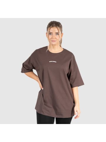 SMILODOX Oversize T-Shirt Benetta in Braun