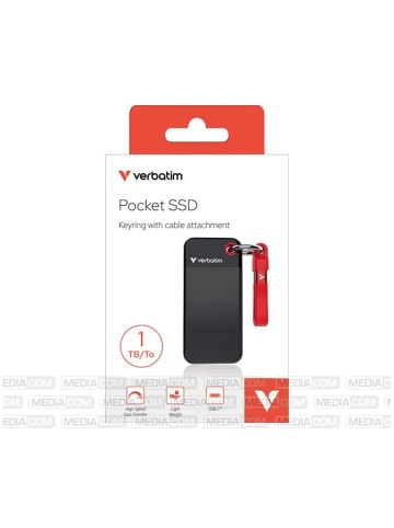 Verbatim Verbatim Pocket SSD 1TB USB 3.2 Schwarz