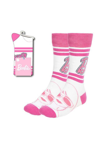 Barbie Kniestrümpfe Damen 36–43 Cool Girl Socken Pink