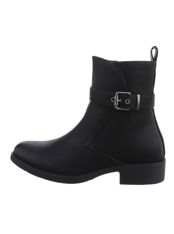 Ital-Design Stiefelette in Schwarz