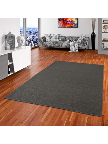 Snapstyle Natur-Teppich Bentzon in anthrazit